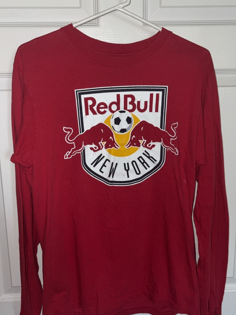 Red Bull New York long sleeve t-shirt. Adidas men medium